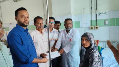 হাসপাতালে জেসমিন আকতারের খোঁজখবর নেয় প্রতিনিধিদল