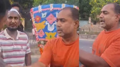 মাগুরায় মোটরসাইকেলের হর্ন বাজানোকে কেন্দ্র করে পুলিশ সদস্যকে প্রকাশ্যে থাপ্পড় মারার ঘটনায় নাঈমুজ্জামান নয়ন নামে ছাত্রদলের সাবেক এক নেতাকে গ্রেফতার করেছে পুলিশ