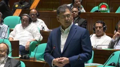 সংসদে স্বরাষ্ট্রমন্ত্রী সালাহউদ্দিন আহমদ