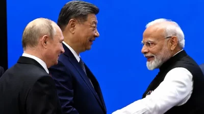 পুতিন, শি ও মোদি। ছবি: ইন্ডিয়া টুডে