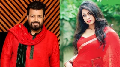 ওমর সানী ও পপি। ছবি: সংগৃহীত