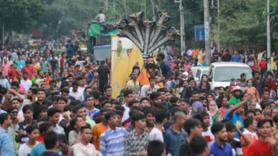 জন্মাষ্টমীর শোভাযাত্রা (ফাইল ছবি)