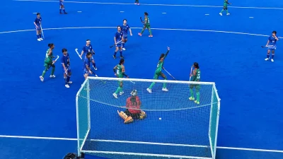 অনূর্ধ্ব-২০ এশিয়া কাপ হকিতে দুর্দান্ত জয় দিয়ে আসর শুরু করেছে বাংলাদেশ নারী হকি দল (ছবি: সংগৃহীত)