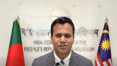 ভিডিও বার্তায় বাংলাদেশ হাইকমিশনের প্রথম সচিব (প্রেস) তরিকুল ইসলা