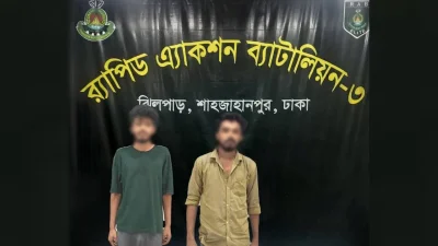গ্রেফতার আল আমিন হোসেন জয় ও সাজিদুল ইসলাম সাজিদ