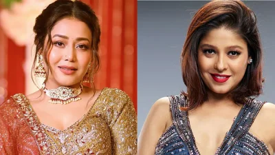 নেহা কাক্কর ও সুনিধি চৌহান। ছবি: সংগৃহীত
