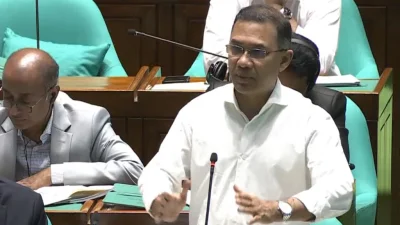 সংসদের বক্তব্য রাখছেন প্রধানমন্ত্রী