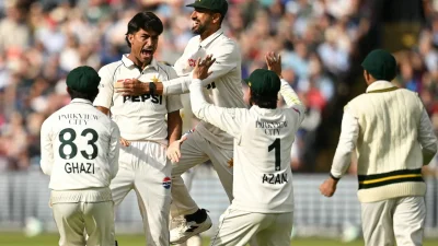 পাকিস্তান দলের অভিষেক হওয়া পেসার রাজাউল্লাহ। ছবি: এনডিটিভি