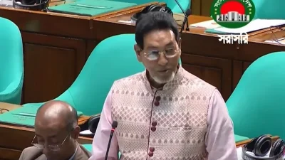 জাতীয় সংসদে চিফ হুইপ নুরুল ইসলাম মনি