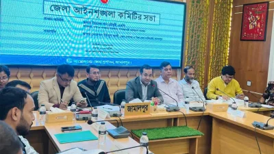 বক্তব্য রাখছেন তথ্য প্রতিমন্ত্রী