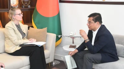 বিমানমন্ত্রীর সঙ্গে ব্রিটিশ হাইকমিশনার