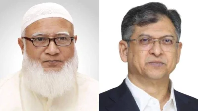 জামায়াত আমির শফিকুর রহমান ও স্বরাষ্ট্রমন্ত্রী সালাহউদ্দিন আহমদ