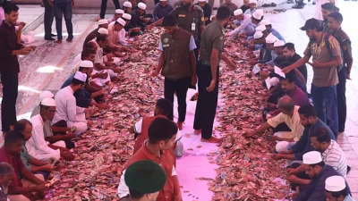 শাহজালালের মাজারের দানবাক্সের টাকা গণনা