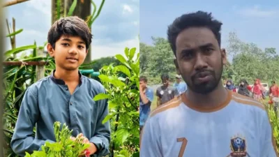হত্যাকাণ্ডের শিকার অপ্রতিম ও লাশ উদ্ধারের সময় প্রত্যক্ষদর্শী কুমিল্লা বিশ্ববিদ্যালয়ের শিক্ষার্থী আরিফুল ইসলাম