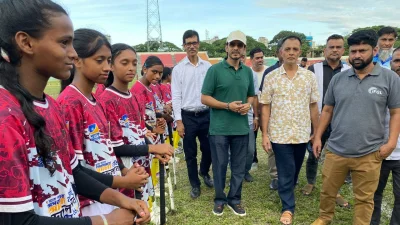 অনুষ্ঠানে বাংলাদেশ হকি ফেডারেশনের সাধারণ সম্পাদক ইশতিয়াক সাদেক।