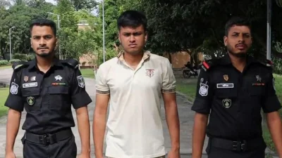 গ্রেফতার শেখ আসিফ হোসেন