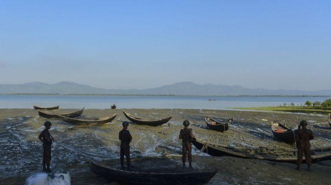 নাফ নদের তীরে বিজিবির পাহারা (ফাইল ছবি)