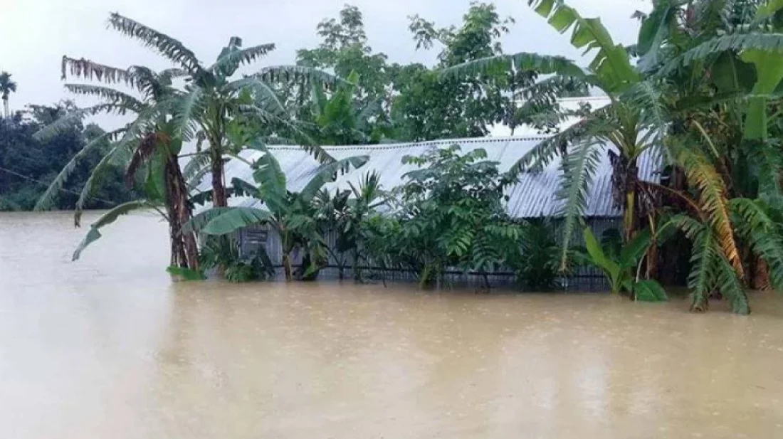 বিপদসীমার ওপরে কুশিয়ারা নদীর পানি, নিম্নাঞ্চল প্লাবিত হওয়ার শঙ্কা