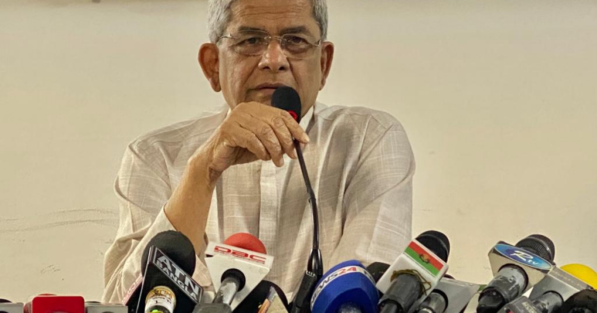 ফেব্রুয়ারিতে নির্বাচনের ঘোষণা অনেকের পছন্দ হয়নি: মির্জা ফখরুল