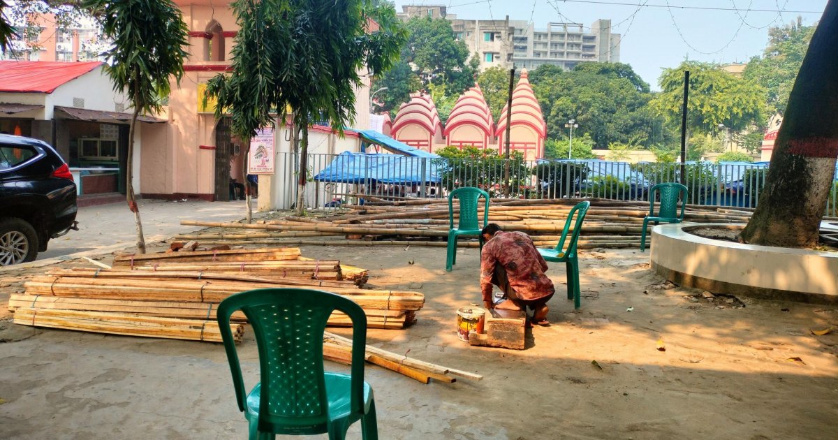 ঢাকেশ্বরীতে চলছে শেষ মুহূর্তের প্রস্তুতি