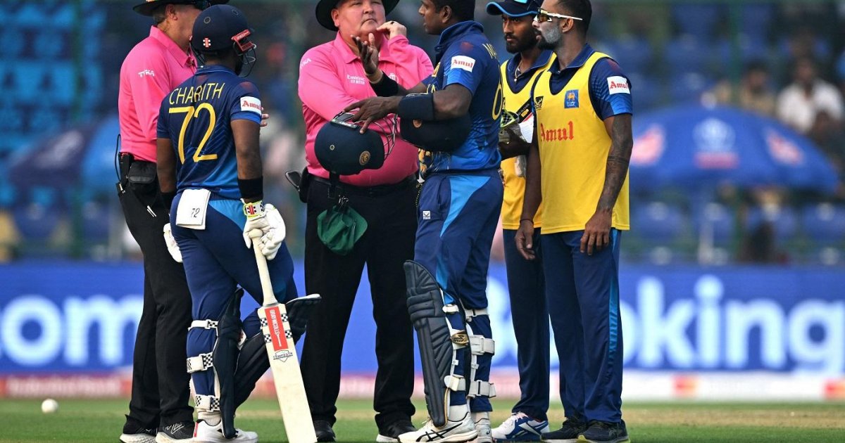 টাইমড আউট নিয়ে ম্যাথুজ, ‘এটি ছিল দুর্ভাগ্যজনক ঘটনা’