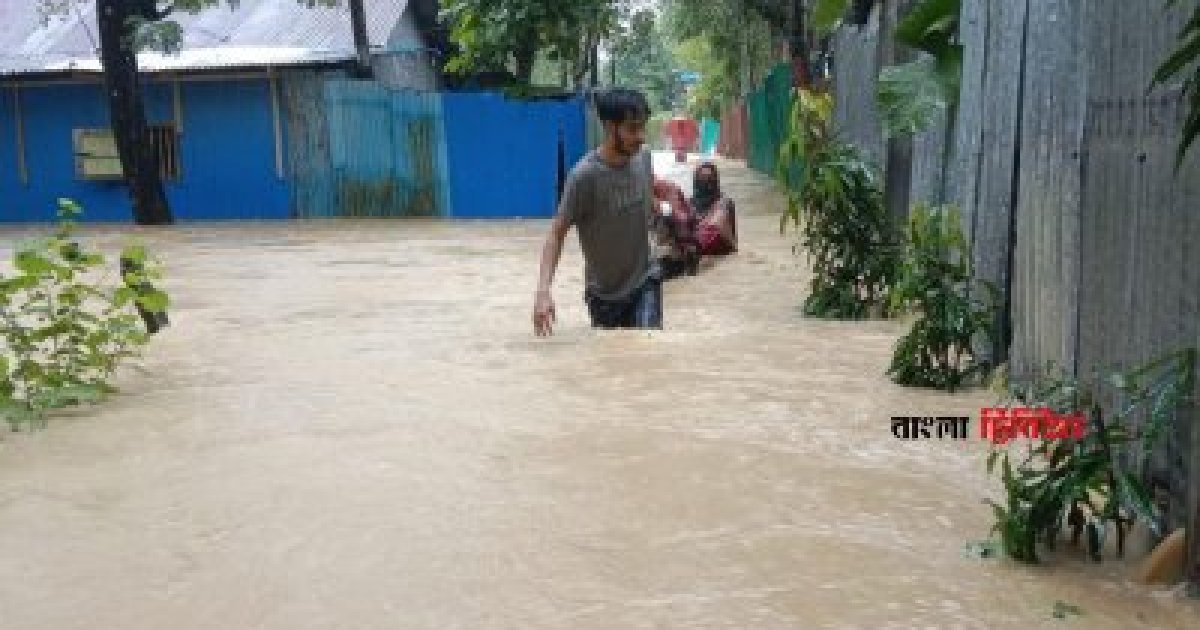 Flood water is receding in two upazilas of Feni