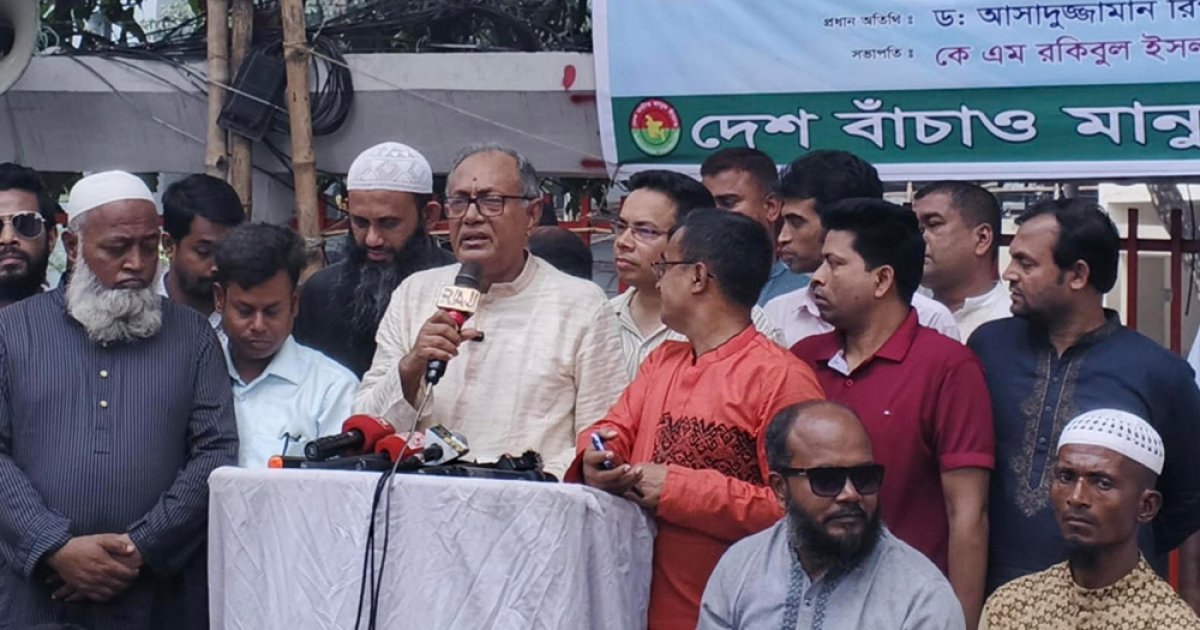 ‘মানবিক করিডোর’ দিয়ে দেশের জনগণকে নিরাপত্তাহীন করবেন না: আসাদুজ্জামান রিপন