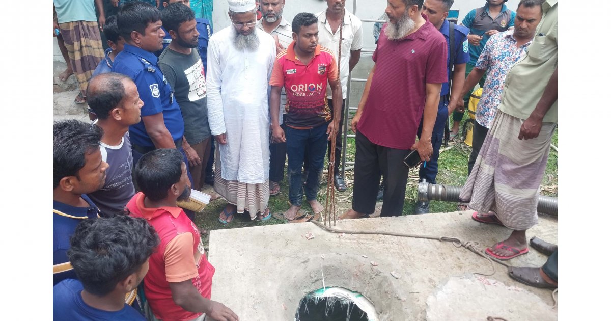 সদ্য নির্মিত সেপটিক ট্যাংকে নেমে প্রাণ গেলো শ্রমিকের