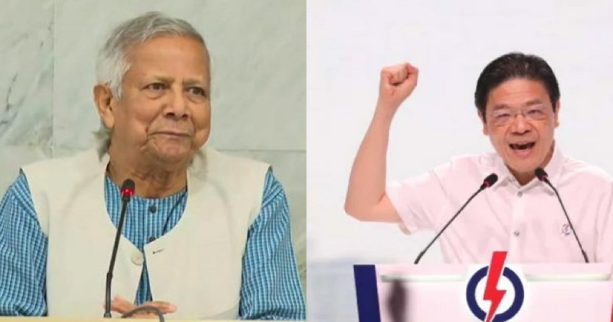 নির্বাচনে আবারও বিজয়ী হওয়ায় সিঙ্গাপুরের প্রধানমন্ত্রীকে ড. ইউনূসের শুভেচ্ছা