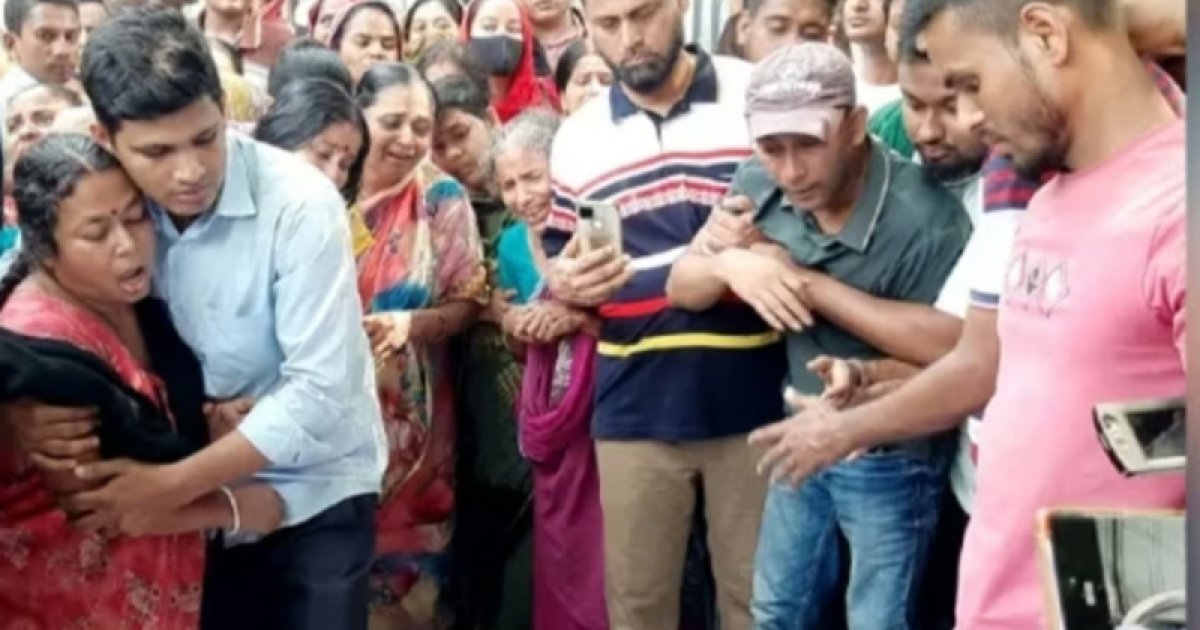 গোপালগঞ্জে র্যাব কর্মকর্তা পলাশ সাহার শেষকৃত্য সম্পন্ন