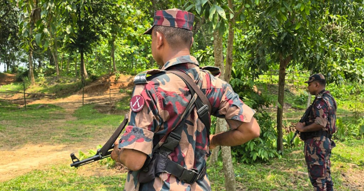 ভারত-পাকিস্তান সংঘাত: ব্রাহ্মণবাড়িয়া সীমান্তে নিরাপত্তা জোরদার করেছে বিজিবি