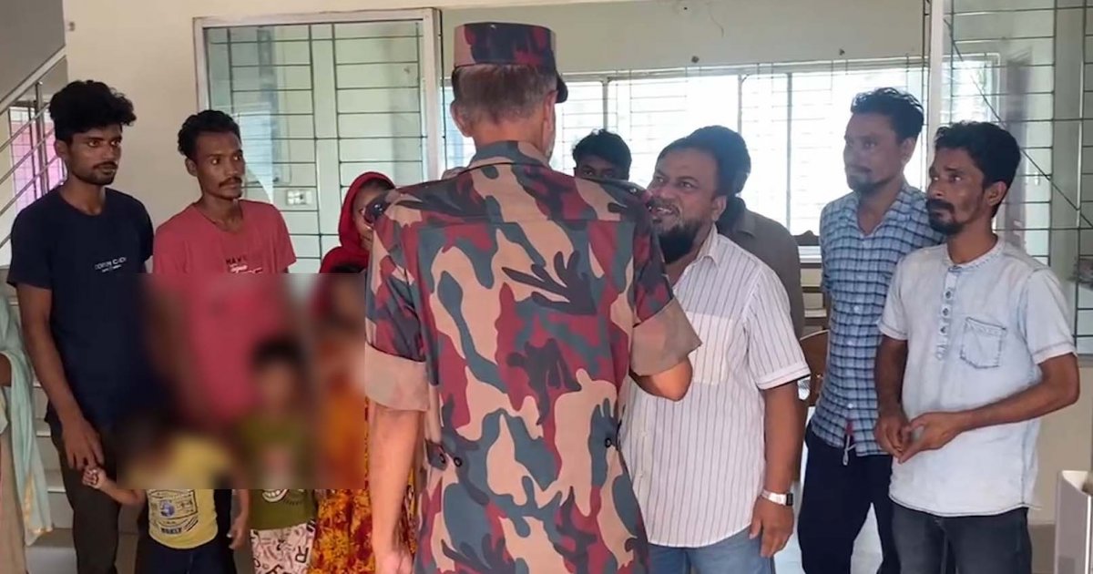 মৌলভীবাজার সীমান্তে দুই দিনে আটক ৫৯ জনকে পুলিশে হস্তান্তর