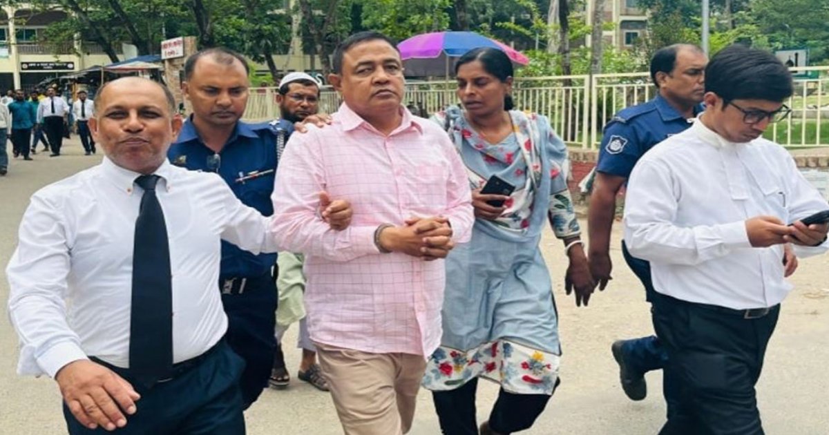 হত্যা মামলায় সাতনদী পত্রিকার সম্পাদক কারাগারে