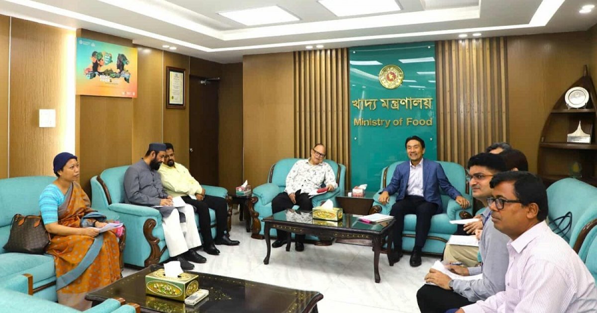 খাদ্য উপদেষ্টার সঙ্গে জাইকার প্রতিনিধি দলের বৈঠক