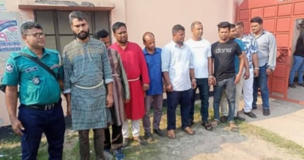১০ লাখ টাকা চাঁদা দাবির অভিযোগ, ছাত্রদল-যুবদলের ১০ নেতাকর্মী আটক