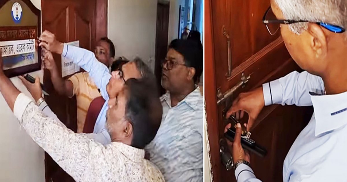 বগুড়া ডায়াবেটিক হাসপাতালের আহ্বায়কের কক্ষে তালা দিলেন বিএনপির নেতারা