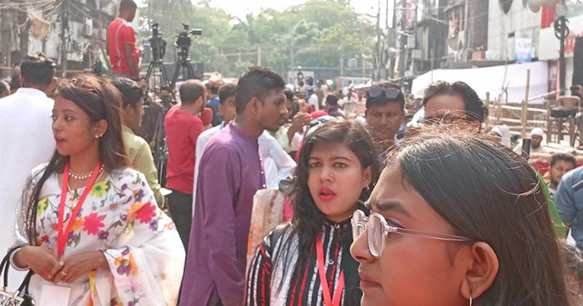 এনসিপির যুবসংগঠন ‘জাতীয় যুবশক্তির’ আত্মপ্রকাশ অনুষ্ঠানে মানুষের ঢল