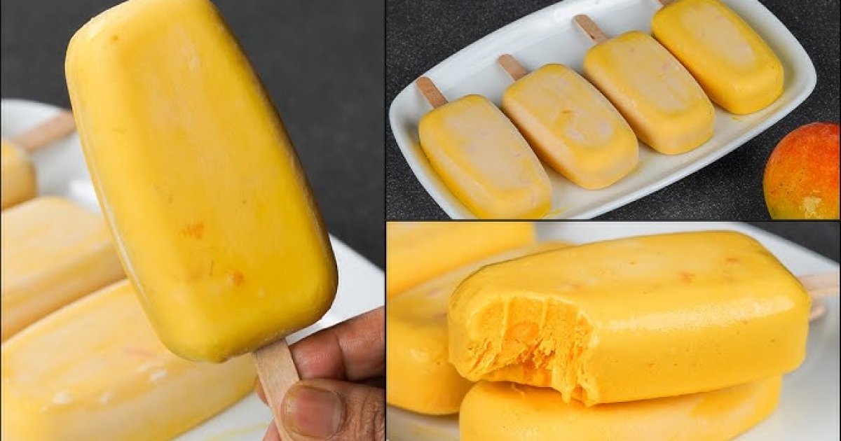 সহজ রেসিপিতে পাকা আমের আইসক্রিম