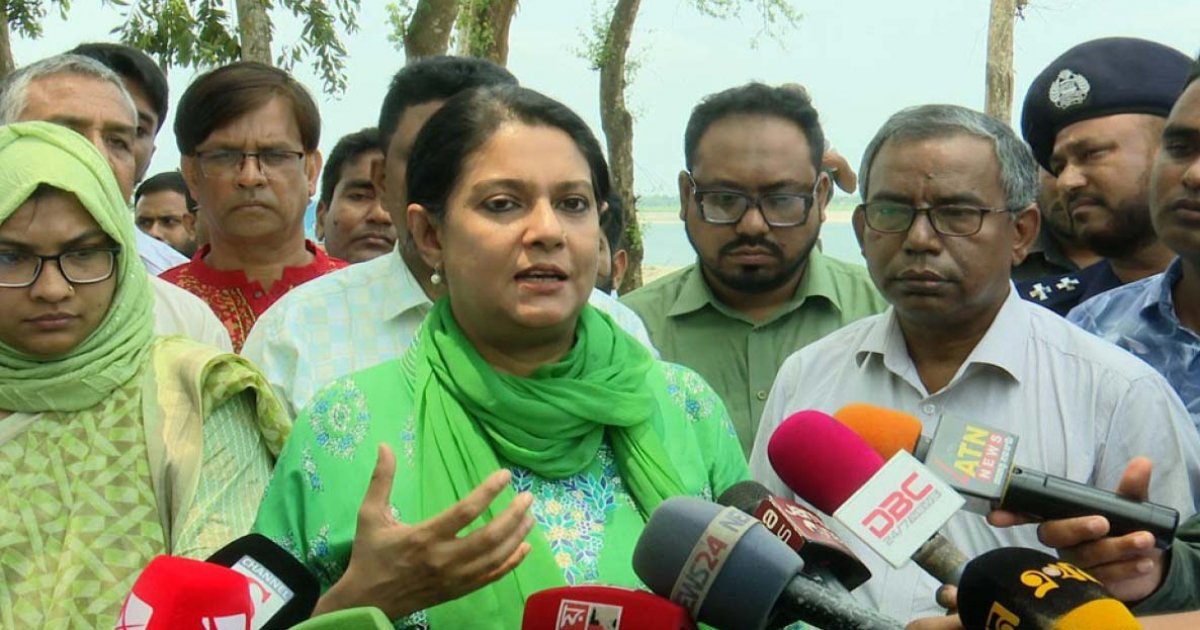 বালুদস্যুতা ও মাটিদস্যুতা চরম পর্যায়ে পৌঁছে গেছে: রিজওয়ানা হাসান