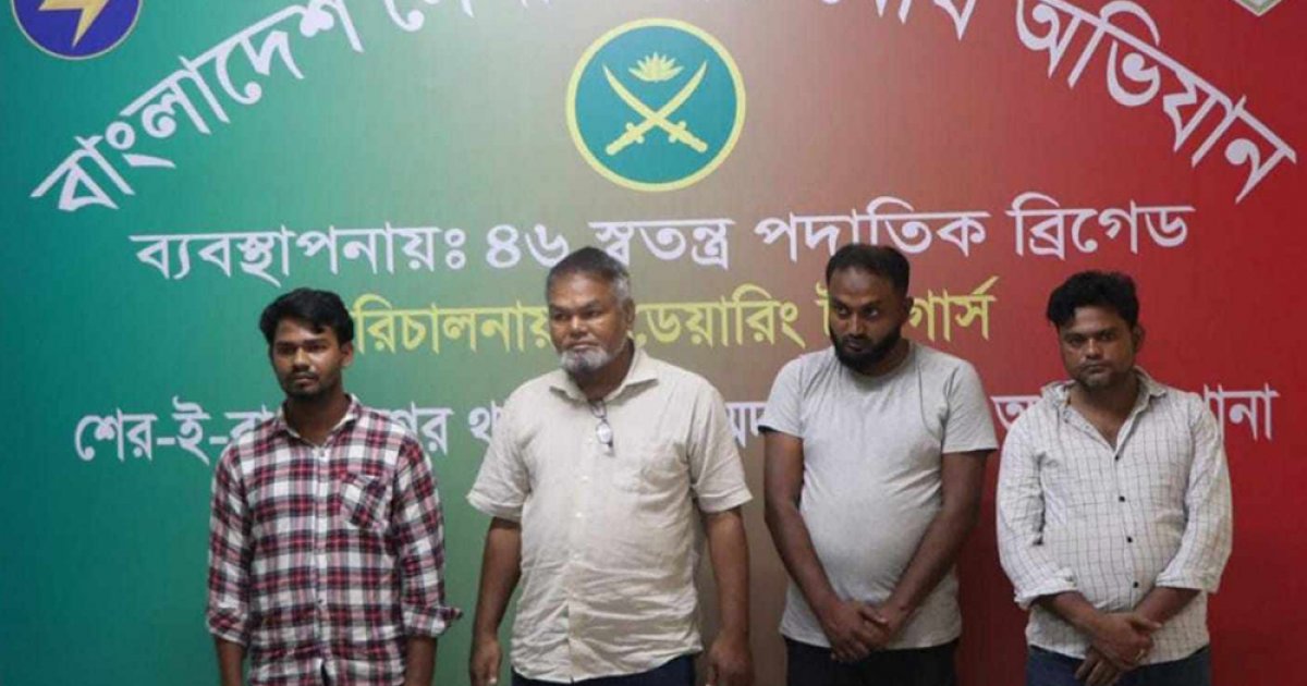 মোহাম্মদপুরে শীর্ষ সন্ত্রাসী এক্সেল বাবুসহ গ্রেফতার ৪