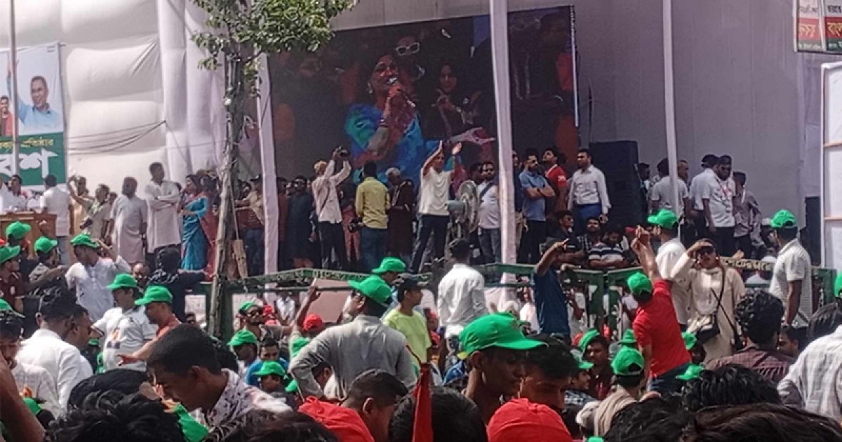 তারুণ্যের সমাবেশে মুগ্ধতা ছড়ান জাসাসের শিল্পীরা