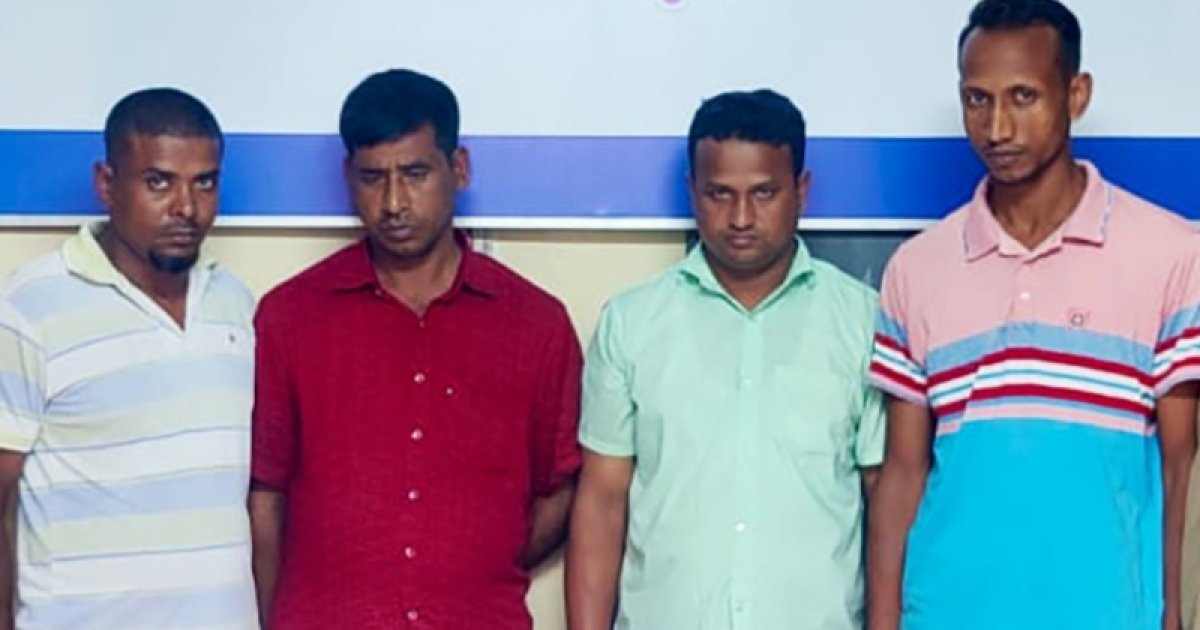 ইয়াবা ট্যাবলেটসহ তিন পুলিশ ও এক আনসার সদস্য গ্রেফতার