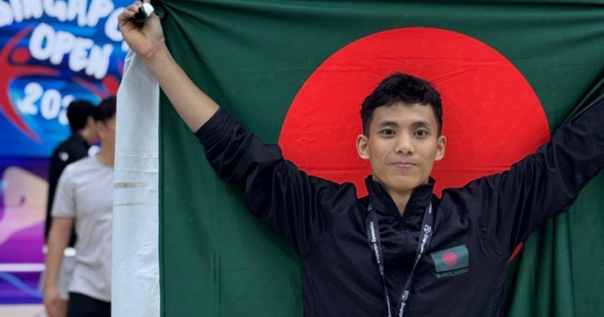সিঙ্গাপুরে জিমন্যাস্টিকসে দ্বিতীয় দিনেও বাংলাদেশের সাফল্য