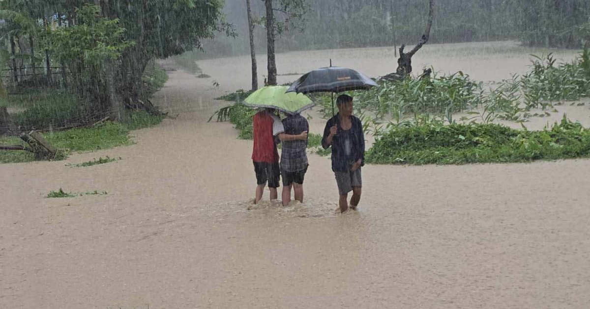 রাঙামাটিতে ৩ দিন ধরে ভারী বর্ষণ, নিম্নাঞ্চল প্লাবিত