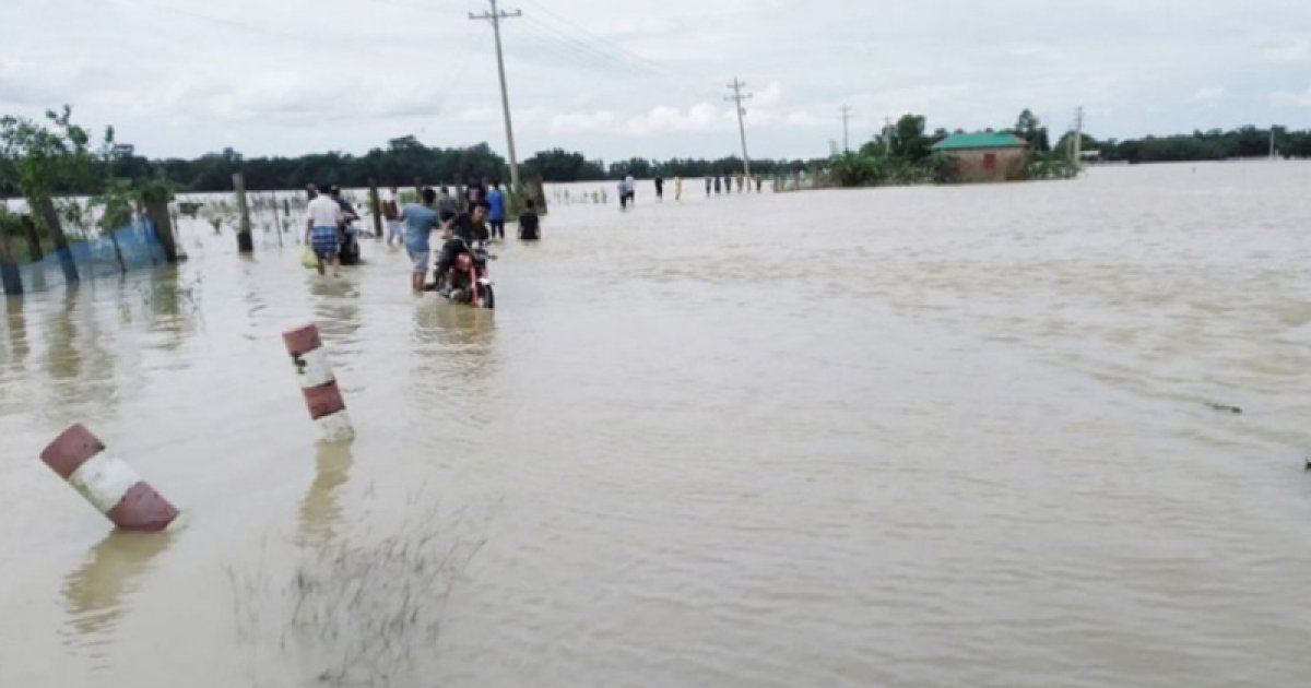 বিপদসীমার ওপরে ৩ নদীর পানি