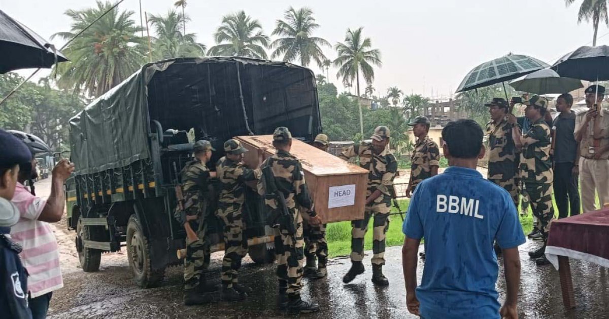 মৌলভীবাজার সীমান্তে বিএসএফের গুলিতে নিহত বাংলাদেশি যুবকের মরদেহ হস্তান্তর