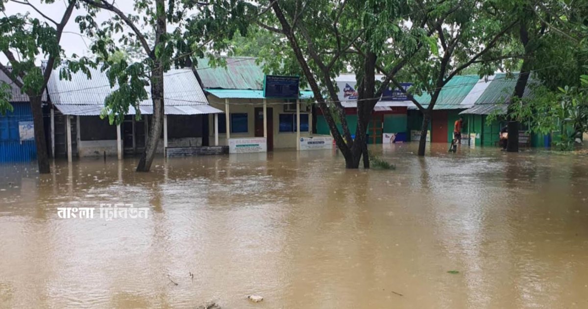 আখাউড়ায় ১৯ গ্রাম প্লাবিত, পানিবন্দি ৪৫০ পরিবার