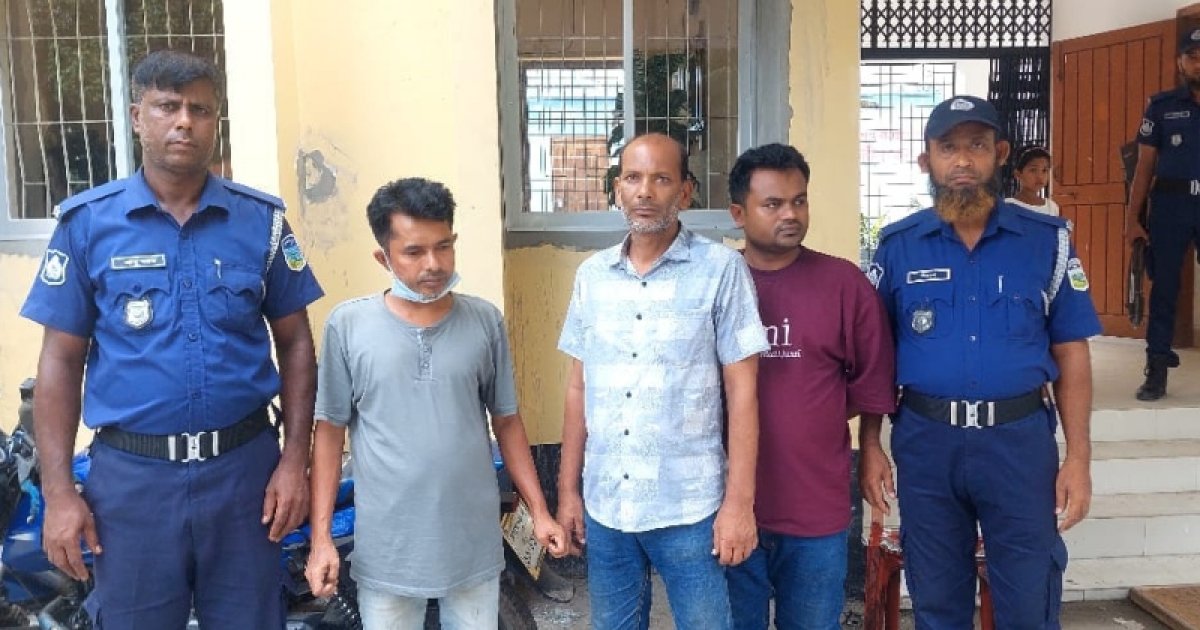 দোকান দখল করায় যুবদলের তিন নেতাকর্মী গ্রেফতার