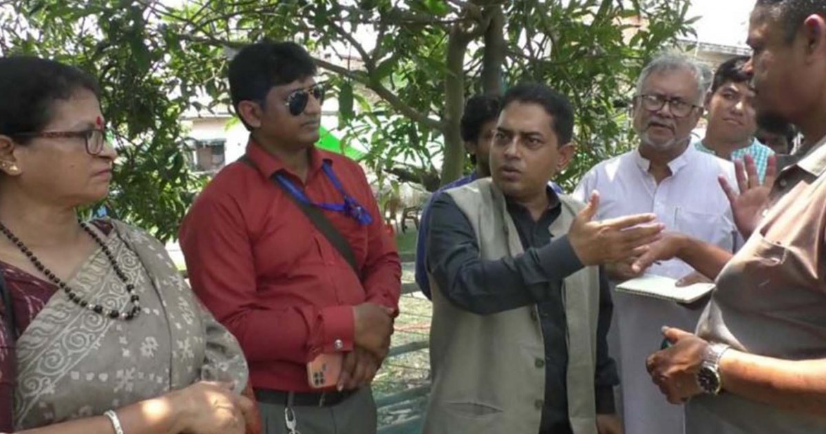 যশোরে মতুয়া সম্প্রদায়ের ক্ষতিগ্রস্তদের বাড়িঘর পরিদর্শন নাগরিক প্রতিনিধিদলের