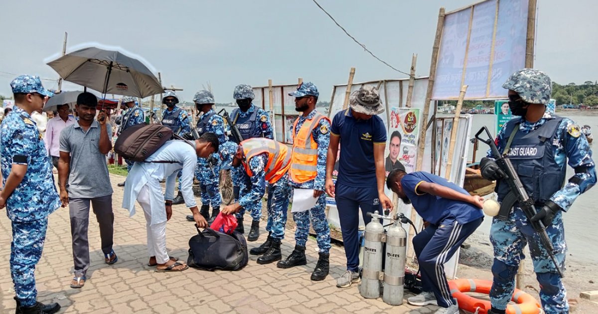 উপকূলীয় নৌপথে নিরাপত্তা জোরদার করলো কোস্টগার্ড